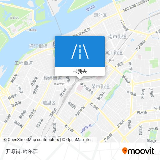 开原街地图