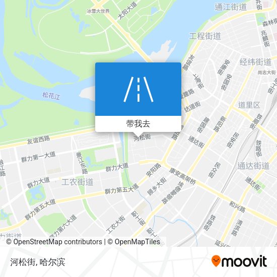河松街地图