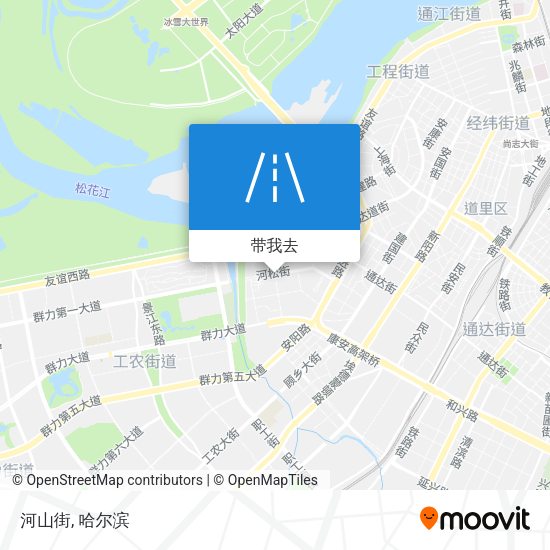 河山街地图