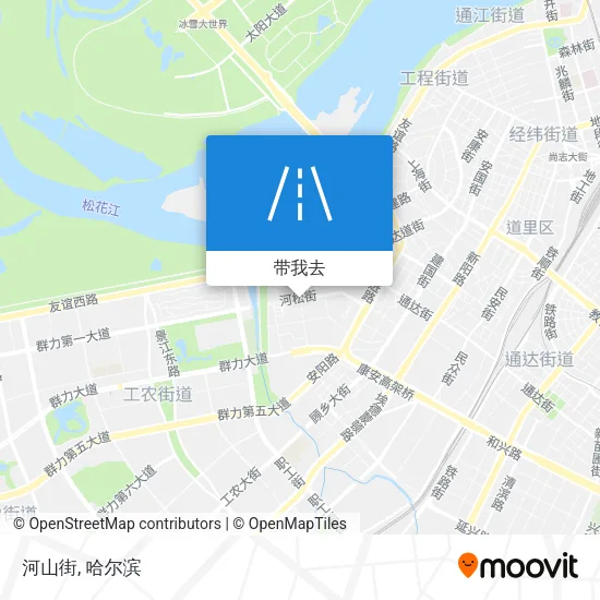 河山街地图