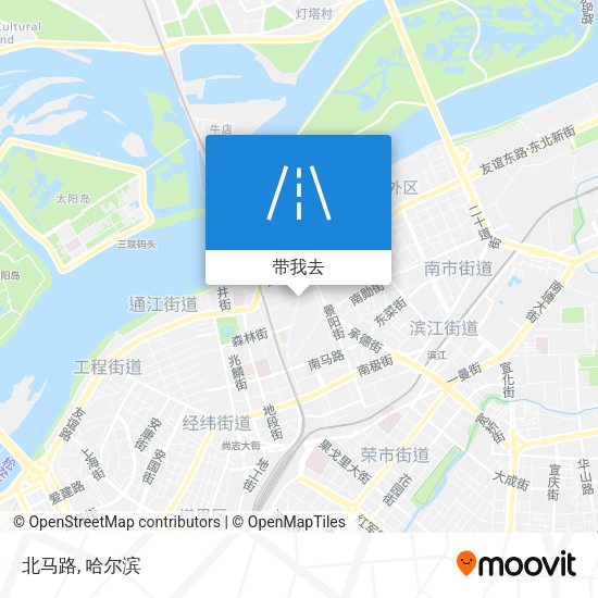 北马路地图
