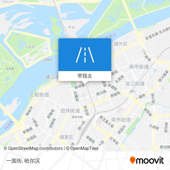 一面街地图