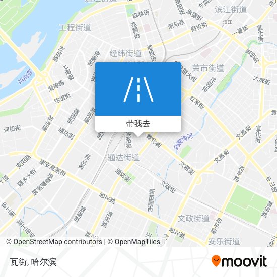 瓦街地图