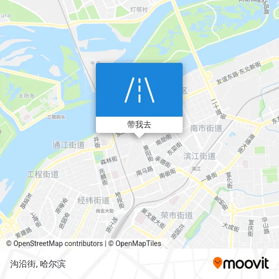 沟沿街地图
