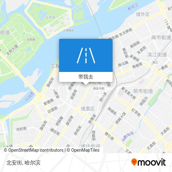 北安街地图