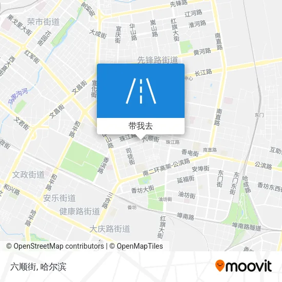 六顺街地图