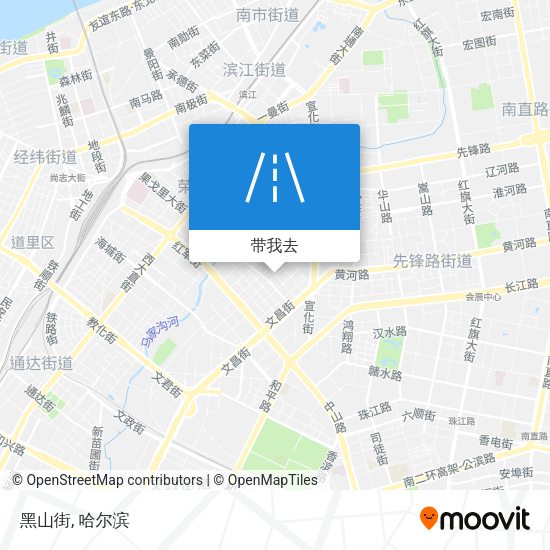 黑山街地图
