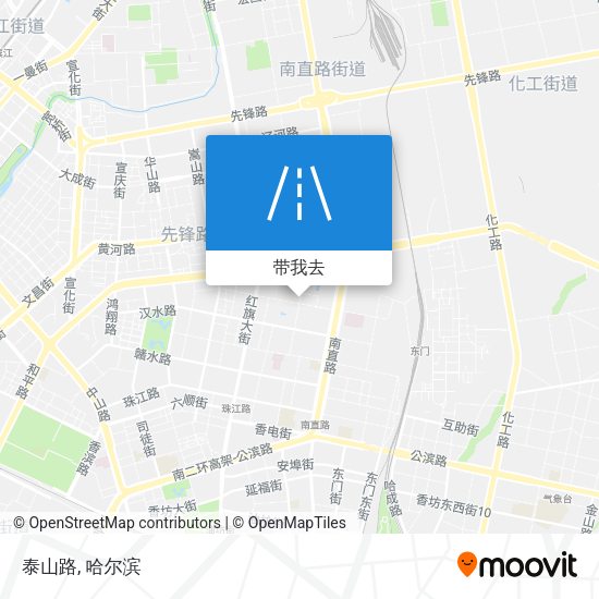 泰山路地图