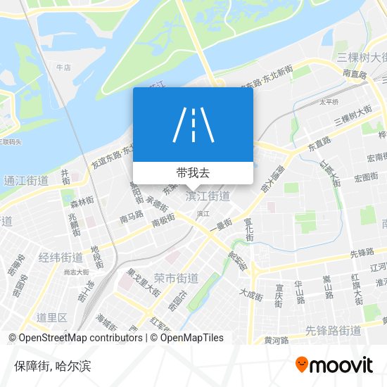 保障街地图