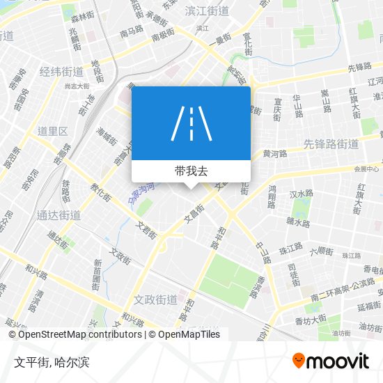 文平街地图