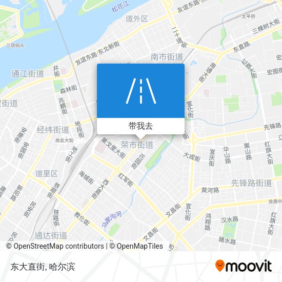 东大直街地图