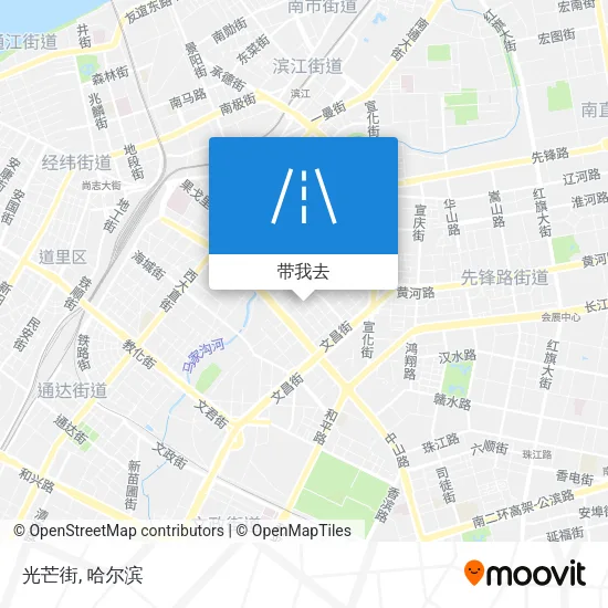 光芒街地图