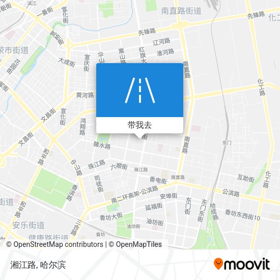 湘江路地图