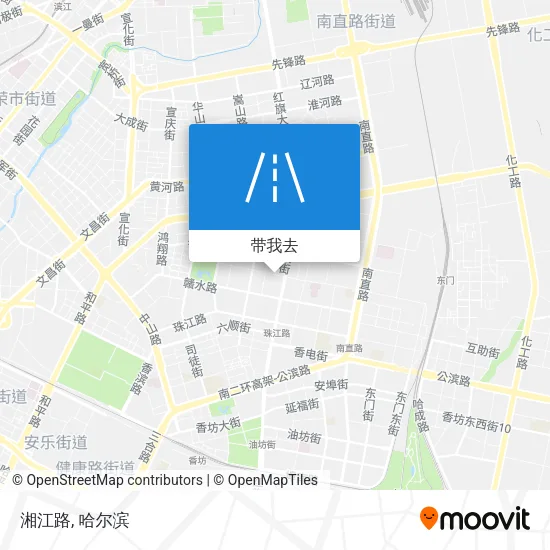 湘江路地图