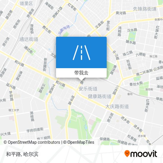 和平路地图