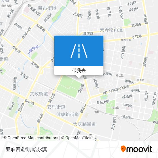 亚麻四道街地图