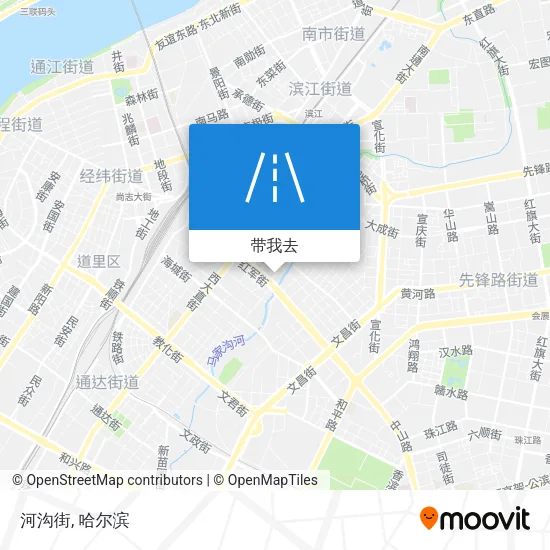 河沟街地图