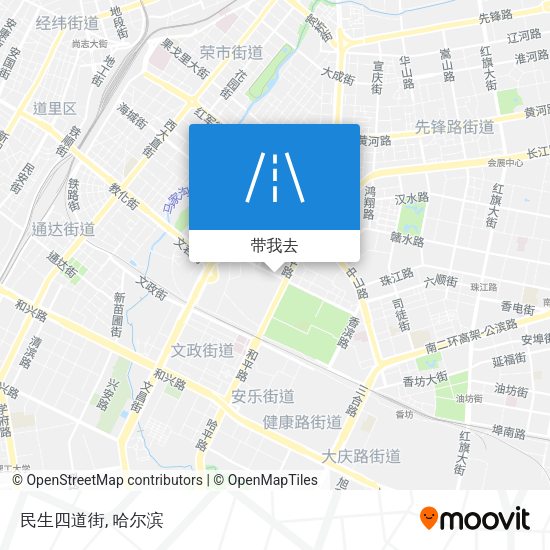 民生四道街地图