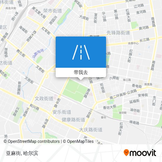 亚麻街地图