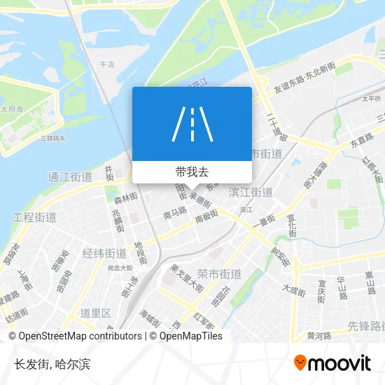 长发街地图
