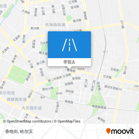 香电街地图