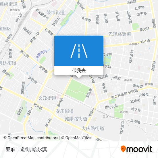 亚麻二道街地图