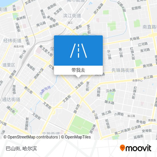 巴山街地图