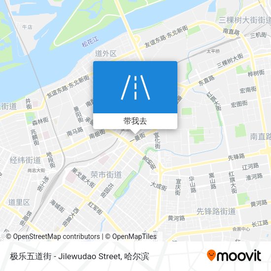 极乐五道街 - Jilewudao Street地图