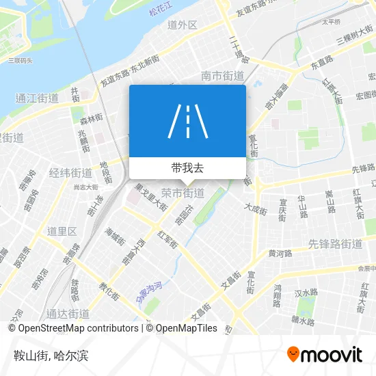 鞍山街地图