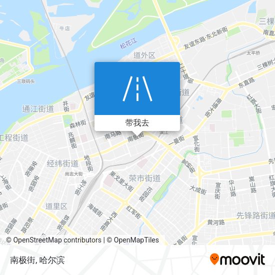 南极街地图