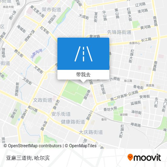 亚麻三道街地图