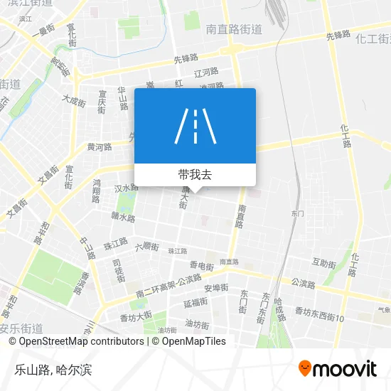乐山路地图