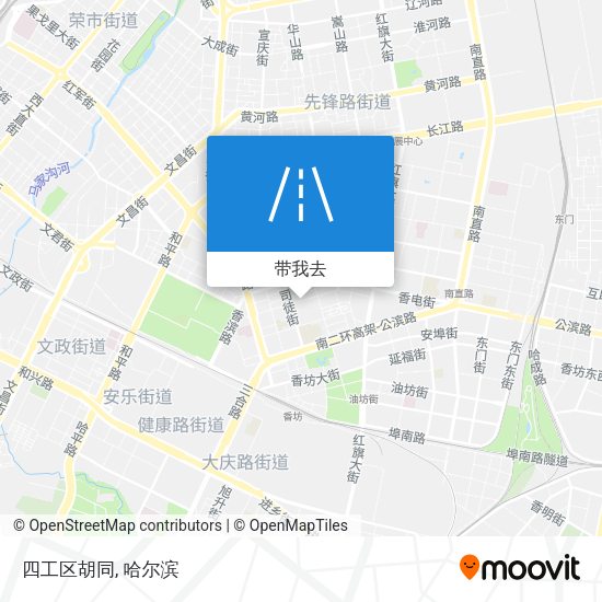 四工区胡同地图