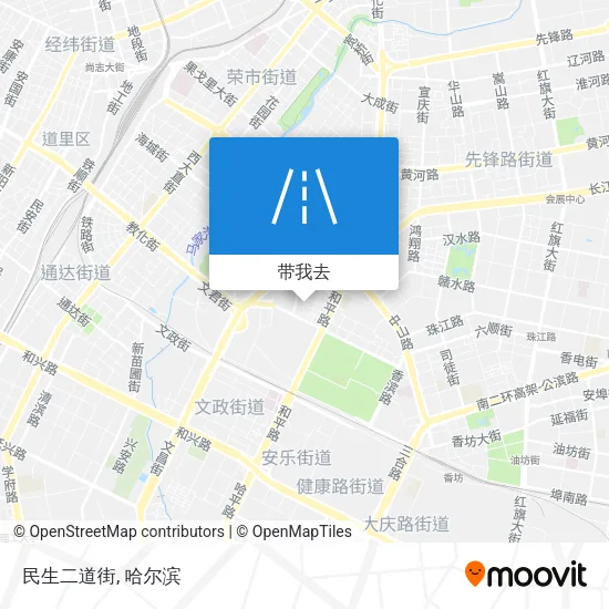 民生二道街地图