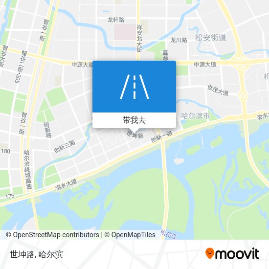 世坤路地图