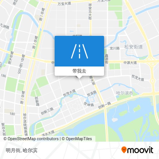 明月街地图