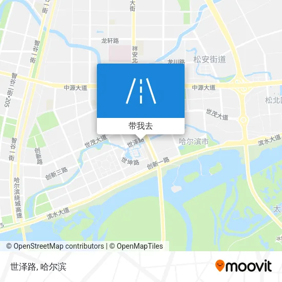世泽路地图