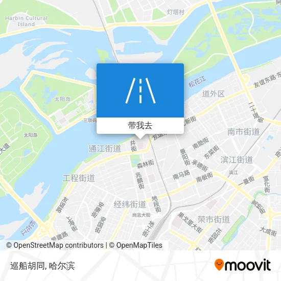 巡船胡同地图