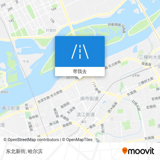 东北新街地图