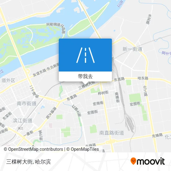 三棵树大街地图