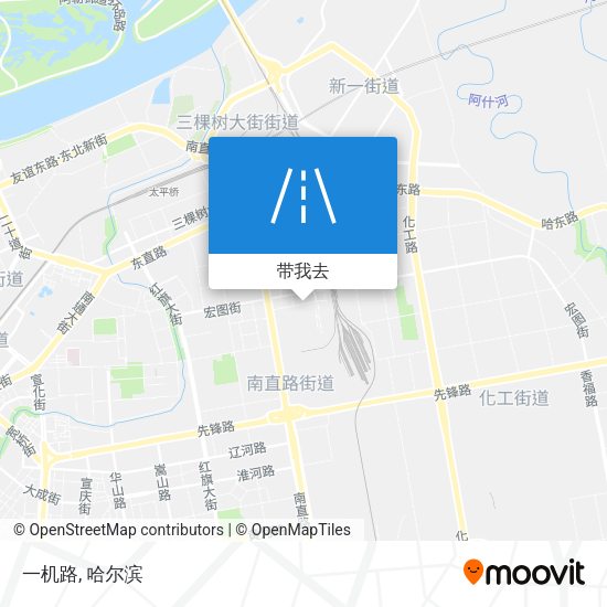 一机路地图