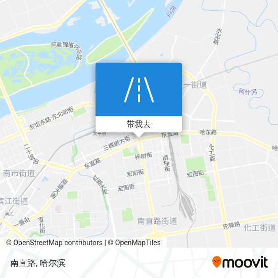 南直路地图