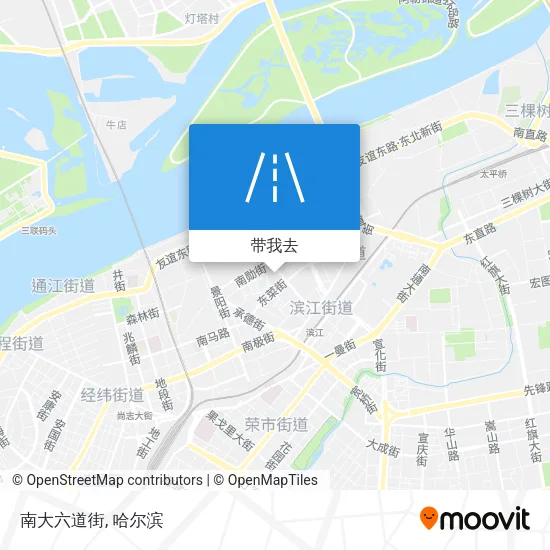 南大六道街地图