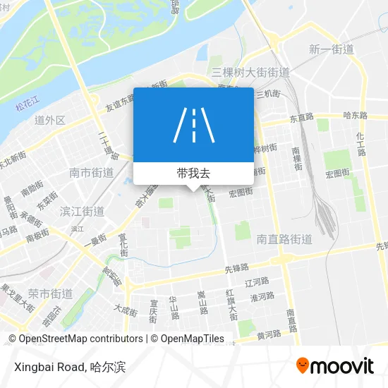 Xingbai Road地图