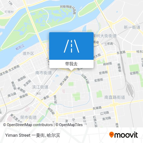 Yiman Street 一曼街地图