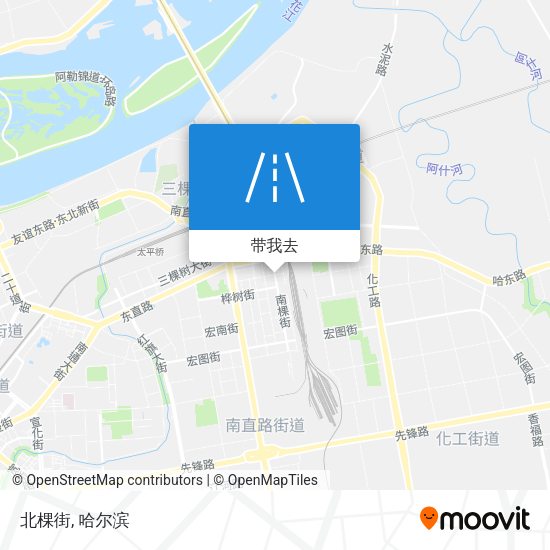 北棵街地图