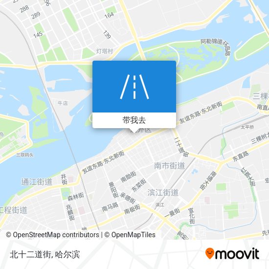 北十二道街地图