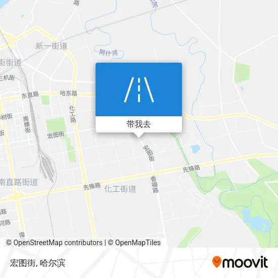 宏图街地图