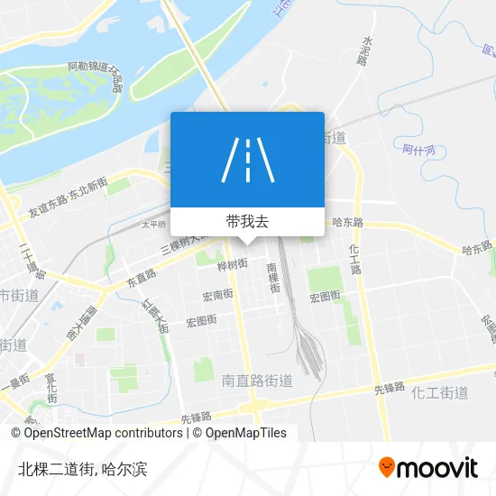 北棵二道街地图