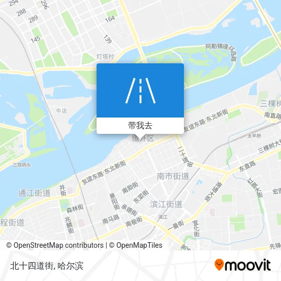 北十四道街地图
